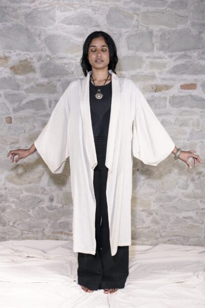 KIMONO HAMA - BIANCO ECRU'