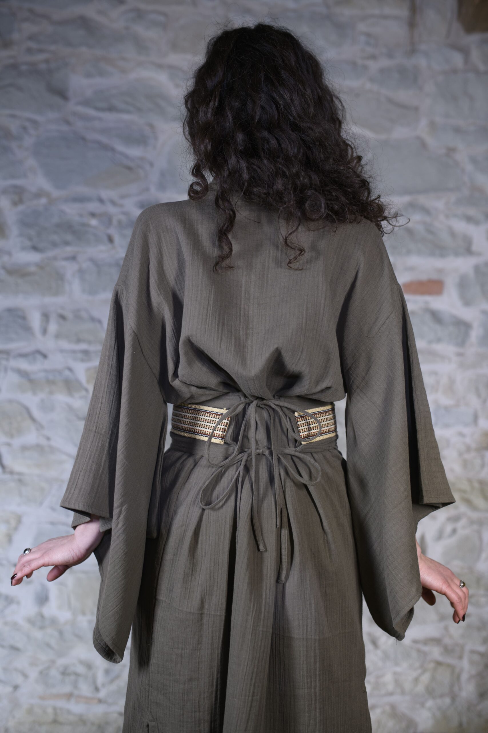 KIMONO HAMA - VERDE BOSCO - immagine 4