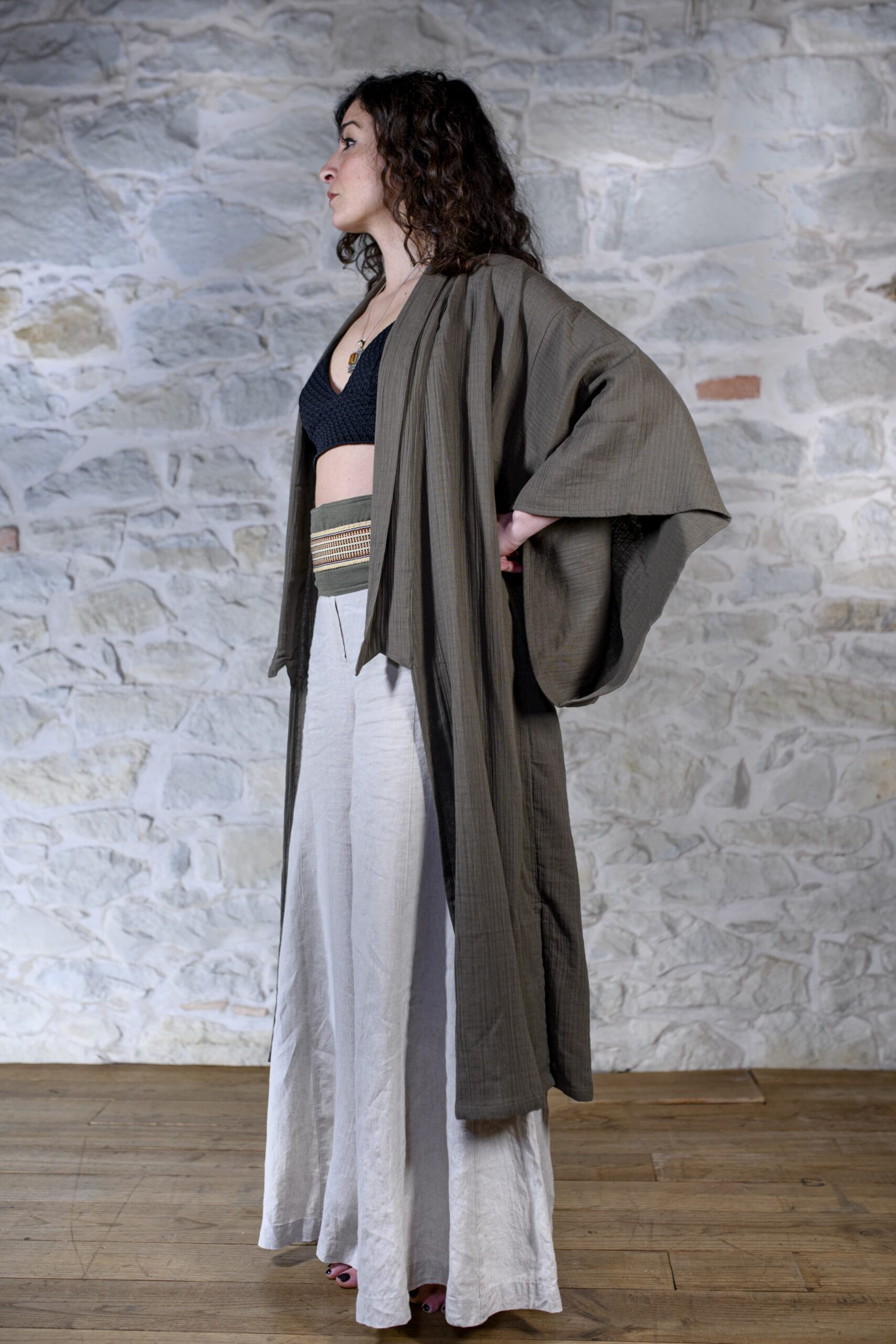 KIMONO HAMA - VERDE BOSCO