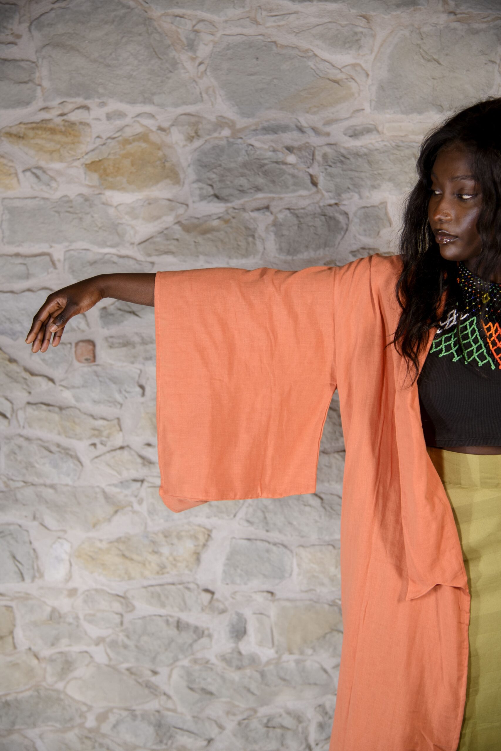 KIMONO HAMA - SALMONE - immagine 2