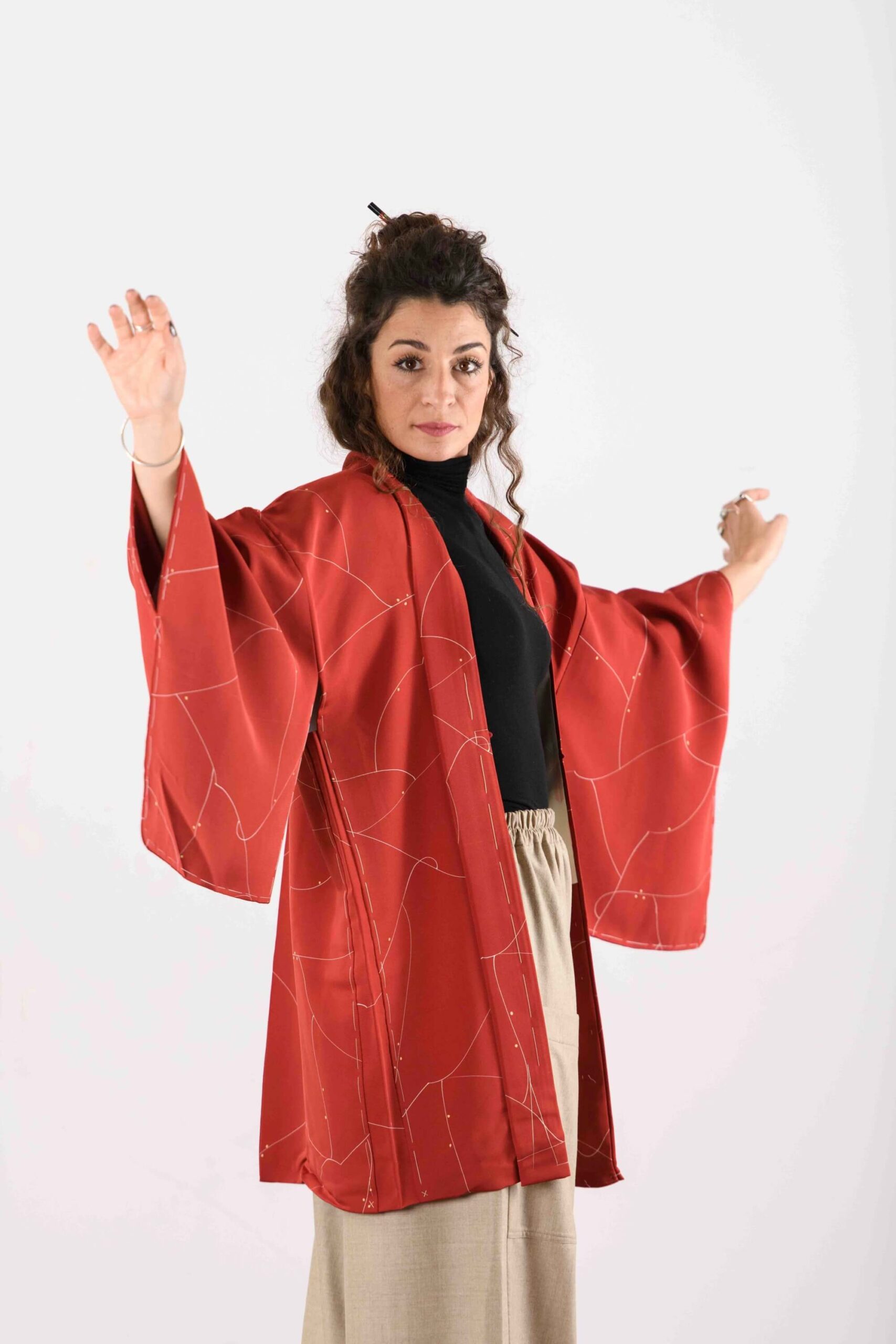 Giacca giapponese Haori “Hikari” – Respiro 呼吸 - immagine 11