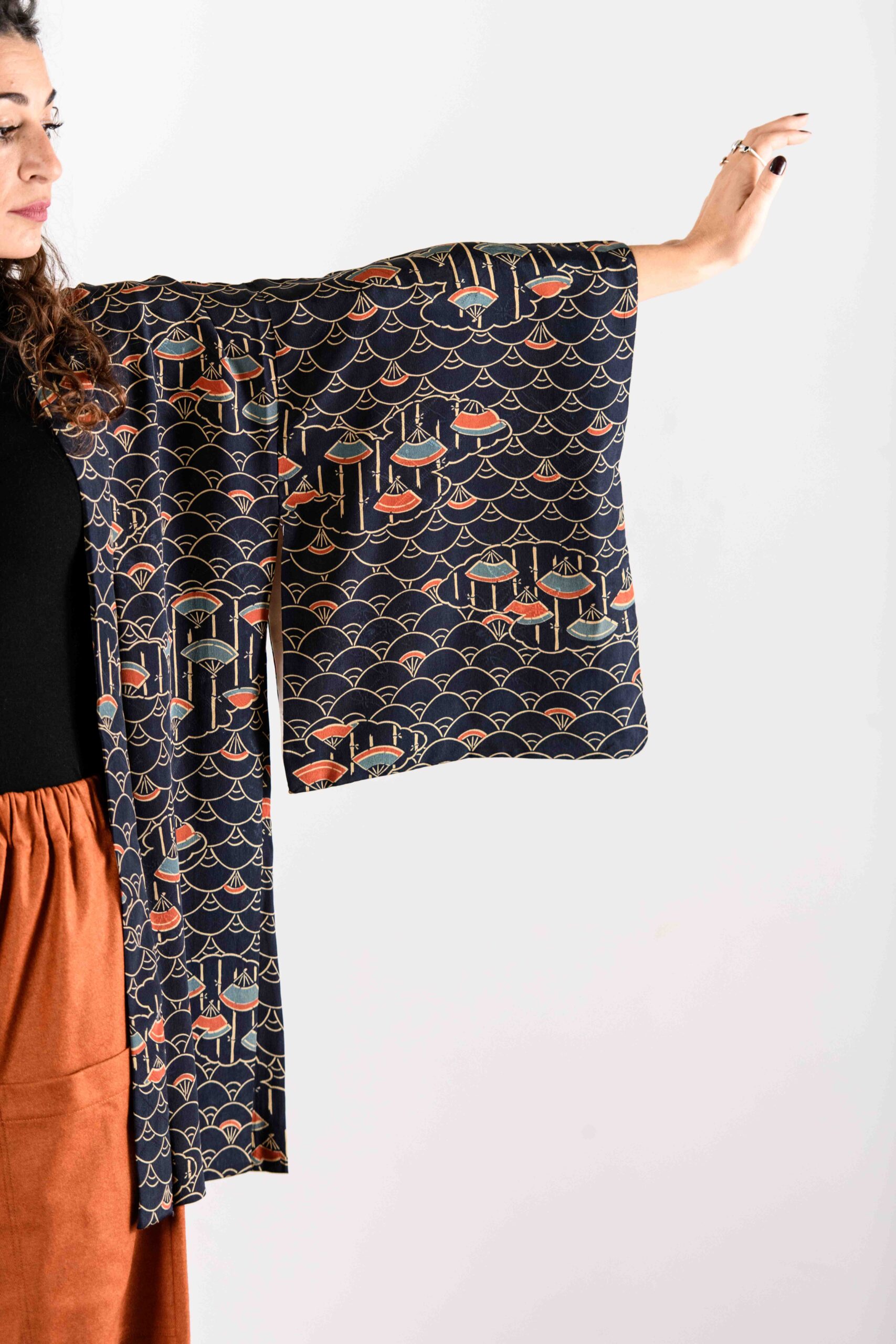 Giacca giapponese Haori 'Kaze' – Respiro 呼吸 - immagine 5