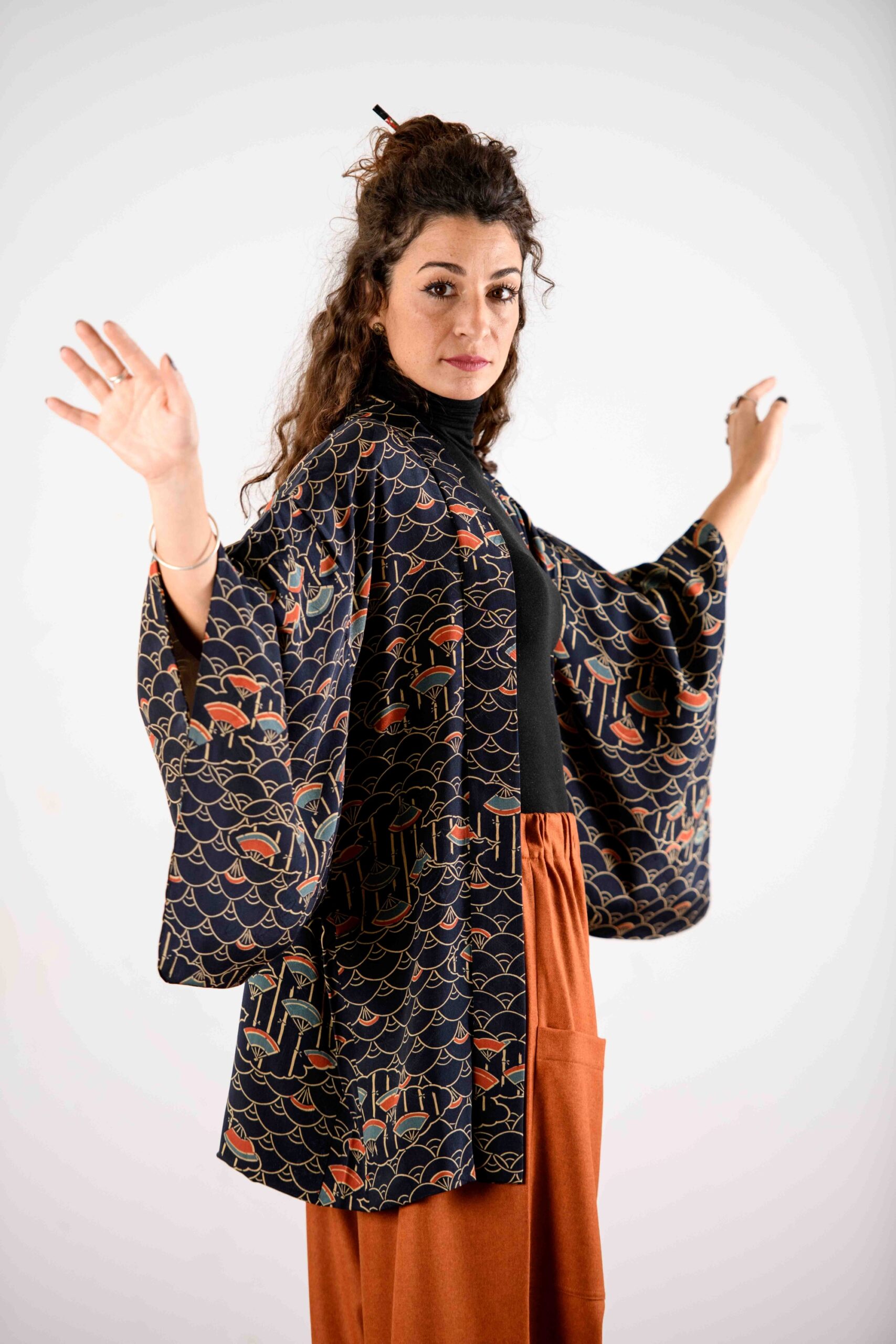 Giacca giapponese Haori 'Kaze' – Respiro 呼吸