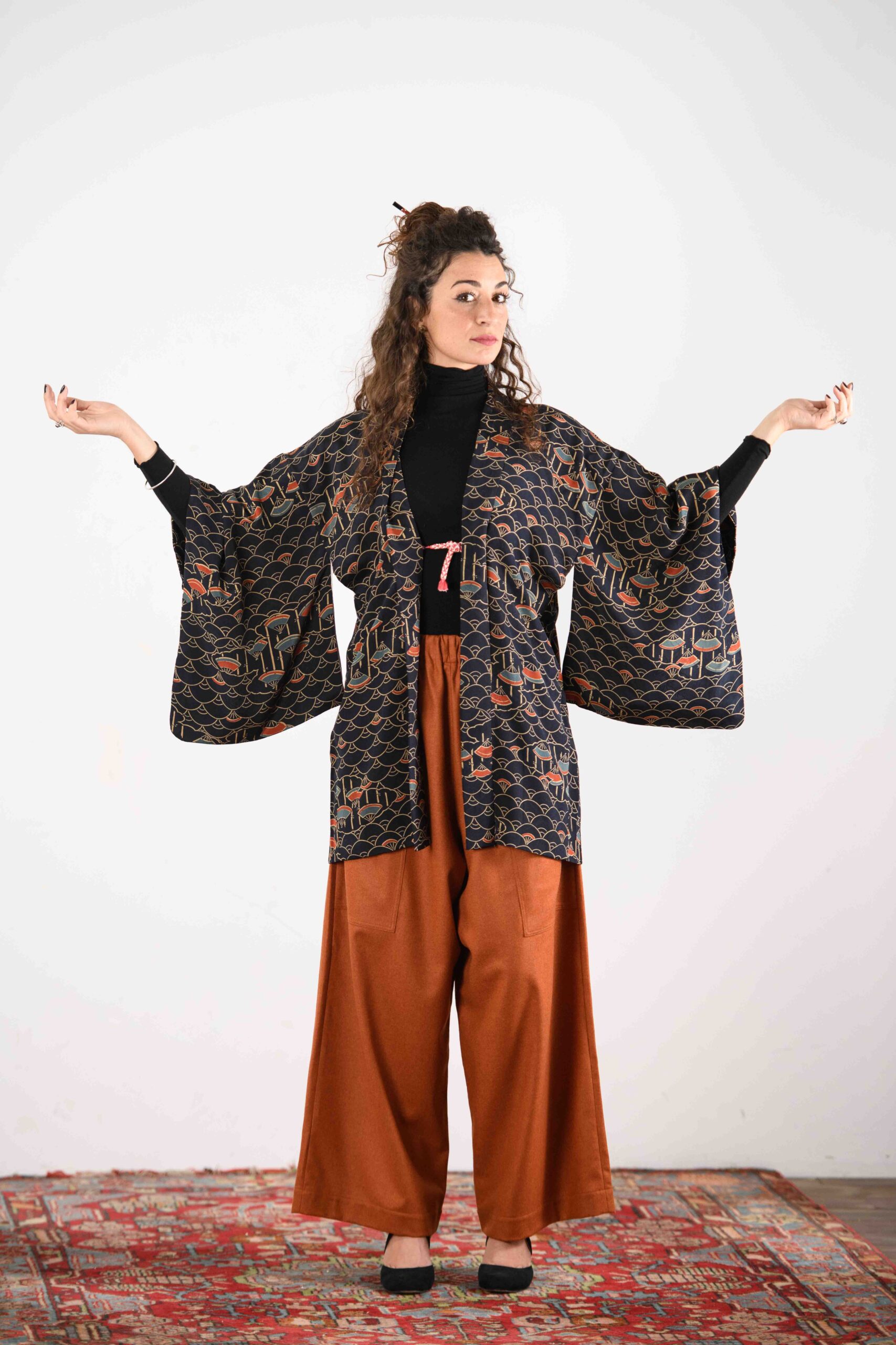 Giacca giapponese Haori 'Kaze' – Respiro 呼吸 - immagine 2