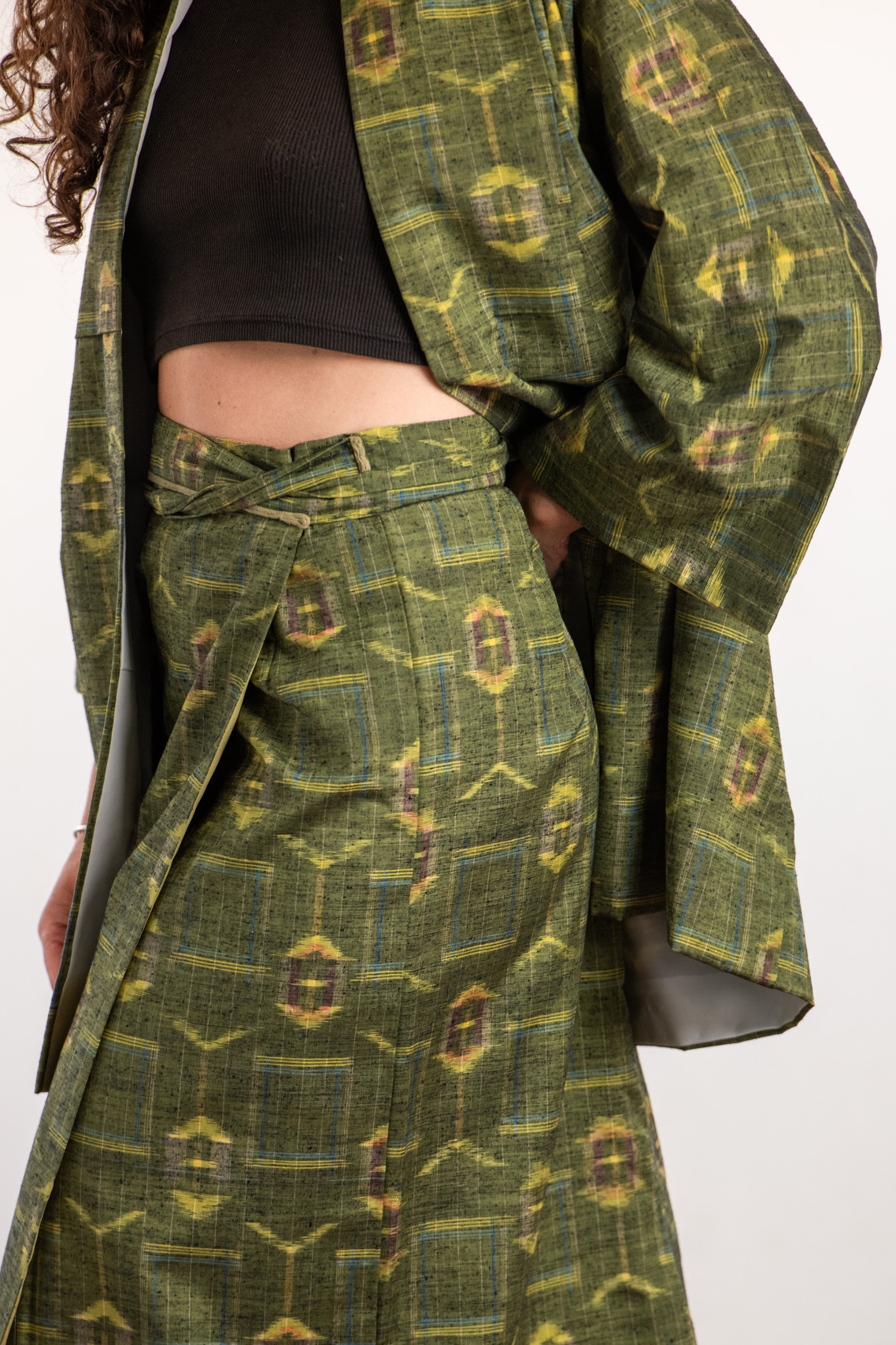 Wrap skirt Mori | Collezione respiro 呼吸 - immagine 2