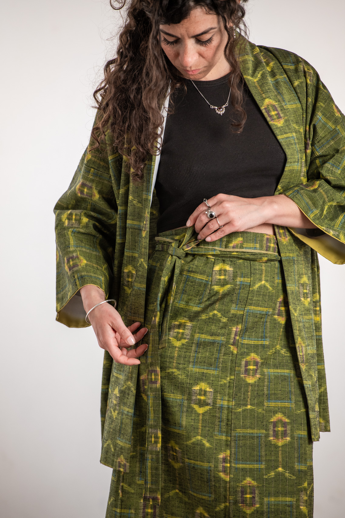Wrap skirt Mori | Collezione respiro 呼吸 - immagine 4