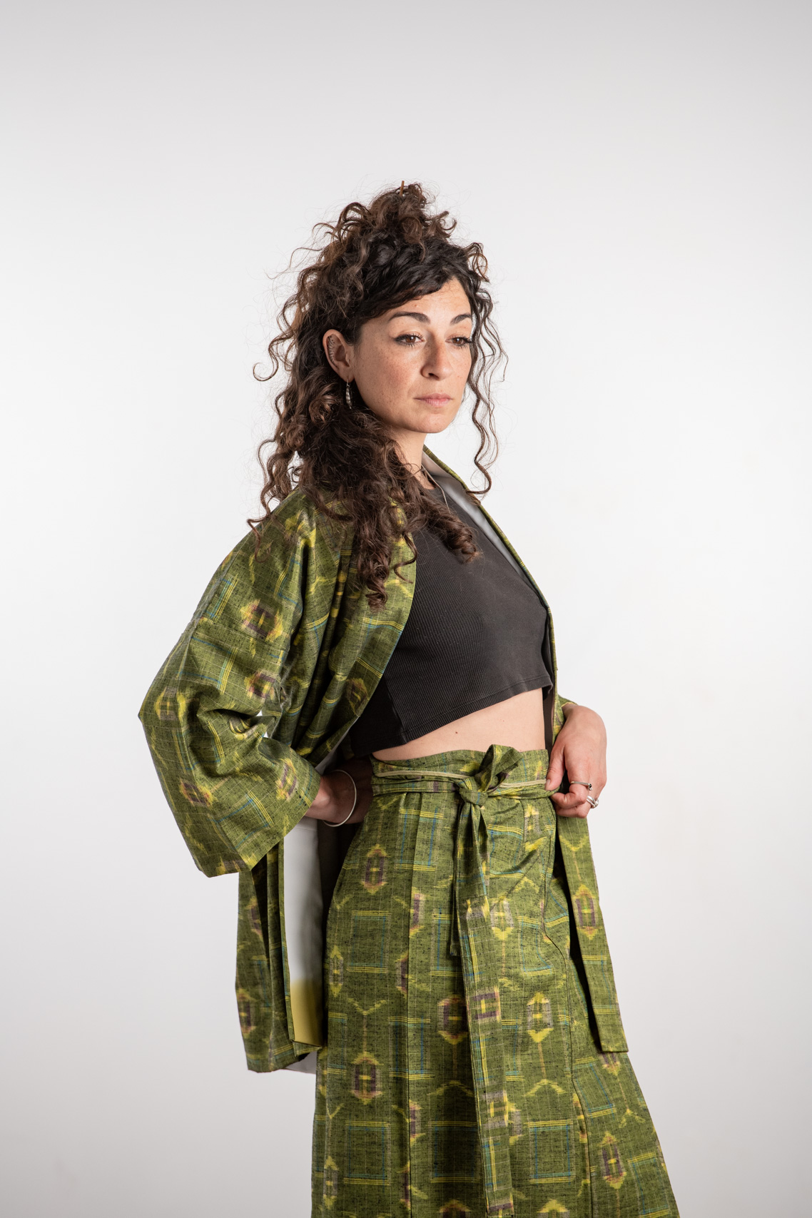 Wrap skirt Mori | Collezione respiro 呼吸 - immagine 5