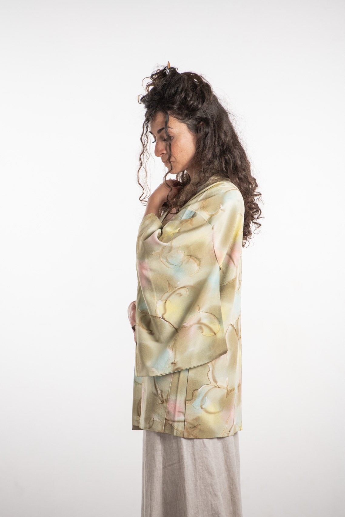 Giacca giapponese Haori "HARU" - Respiro 呼吸 - immagine 2